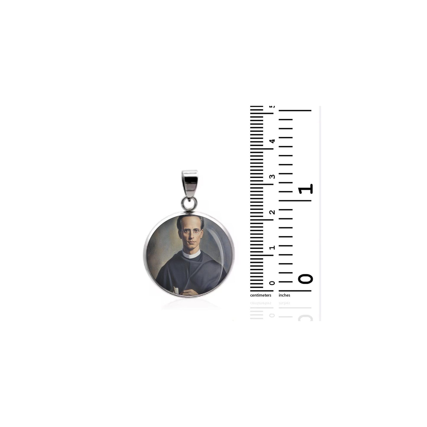 Saint Francis Seelos Religious Devotional sterling silver 925 Christian Medal Patron Pendant