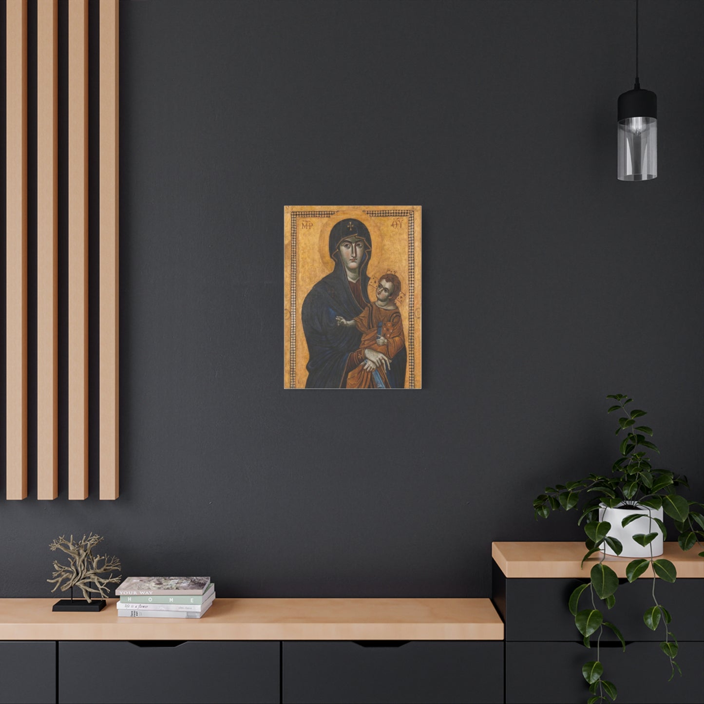 Salus Populi Romani Catholic HQ Print on Canvas Ready To Hang - Virgin Mary Canvas