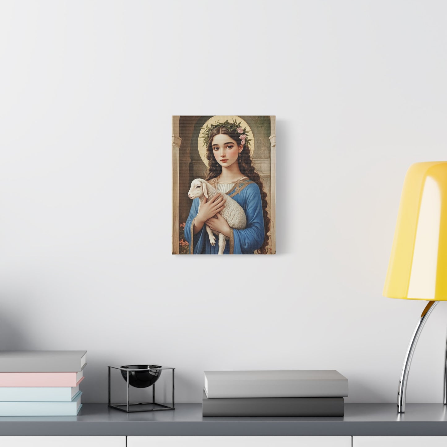 Agnes of RomeCanvas Wall Art, Christian Decor