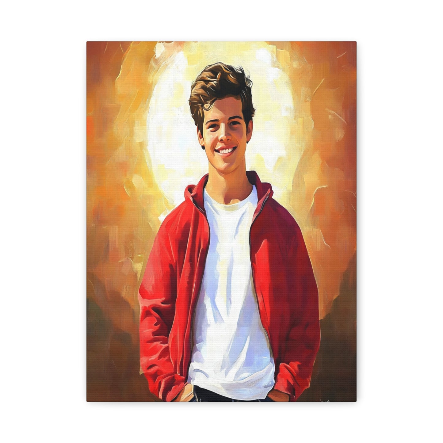 Blessed Carlo Acutis Catholic Canvas Wall Art, Christian Decor