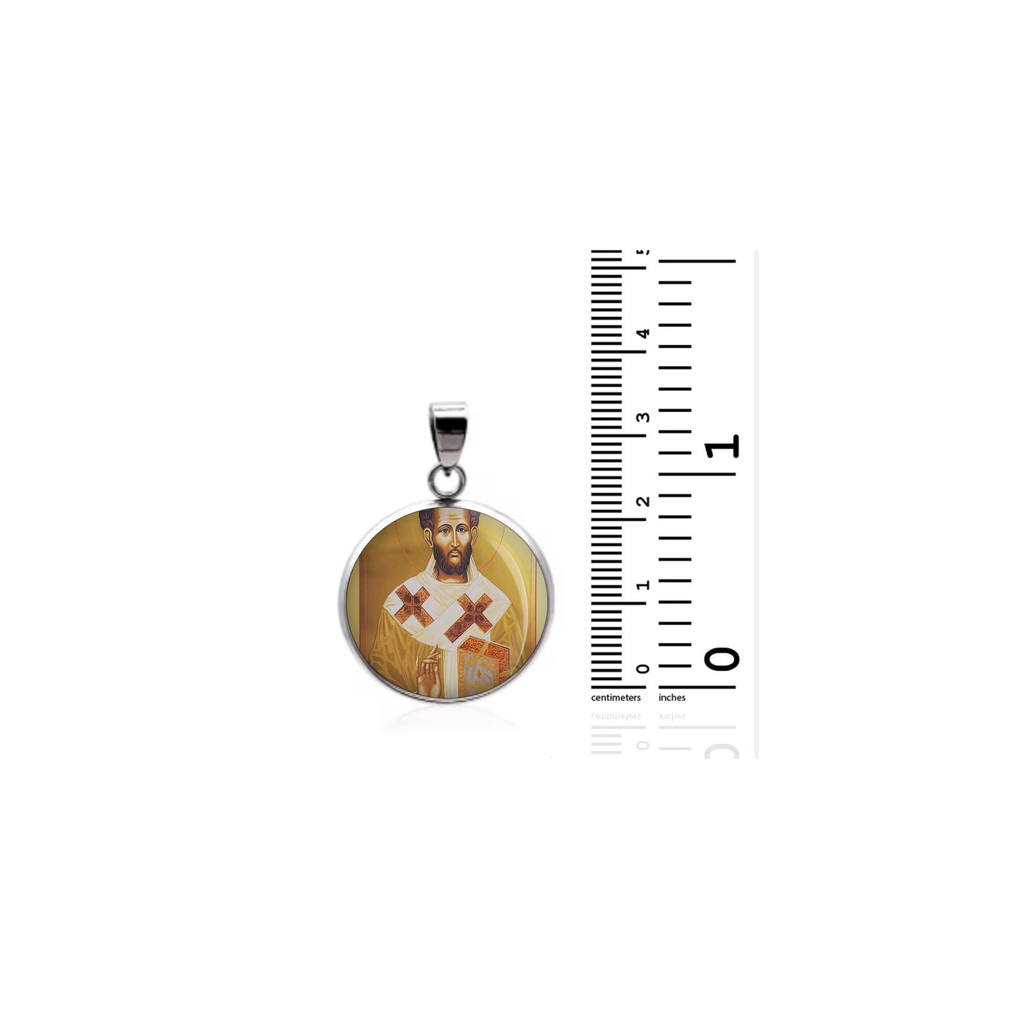 Saint Lazarus Orthodox Icon Religious Devotional sterling silver 925 Christian Medal Patron