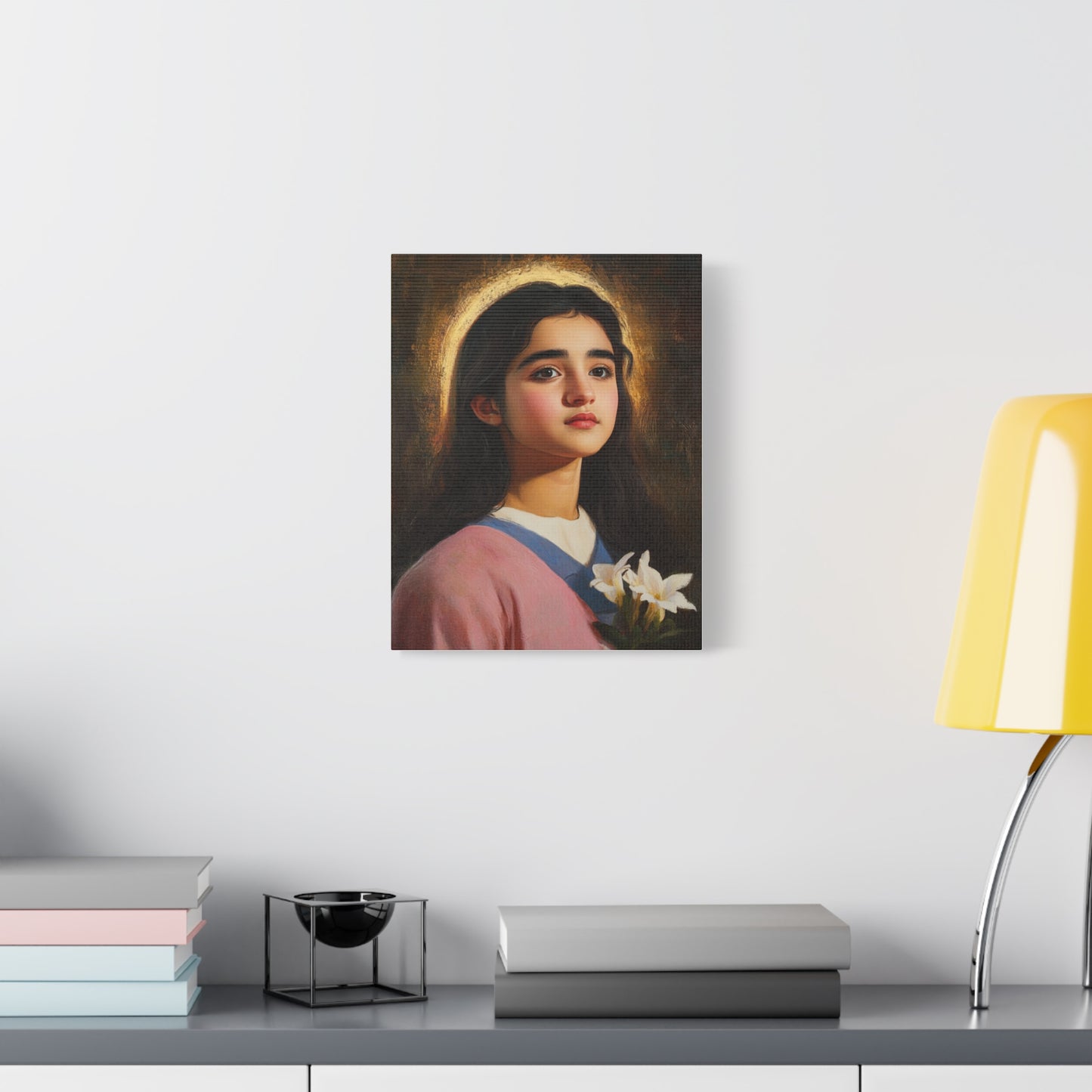 Ready To Hang - St. Maria Goretti st Catholic Canvas Wall Art, Christian Decor