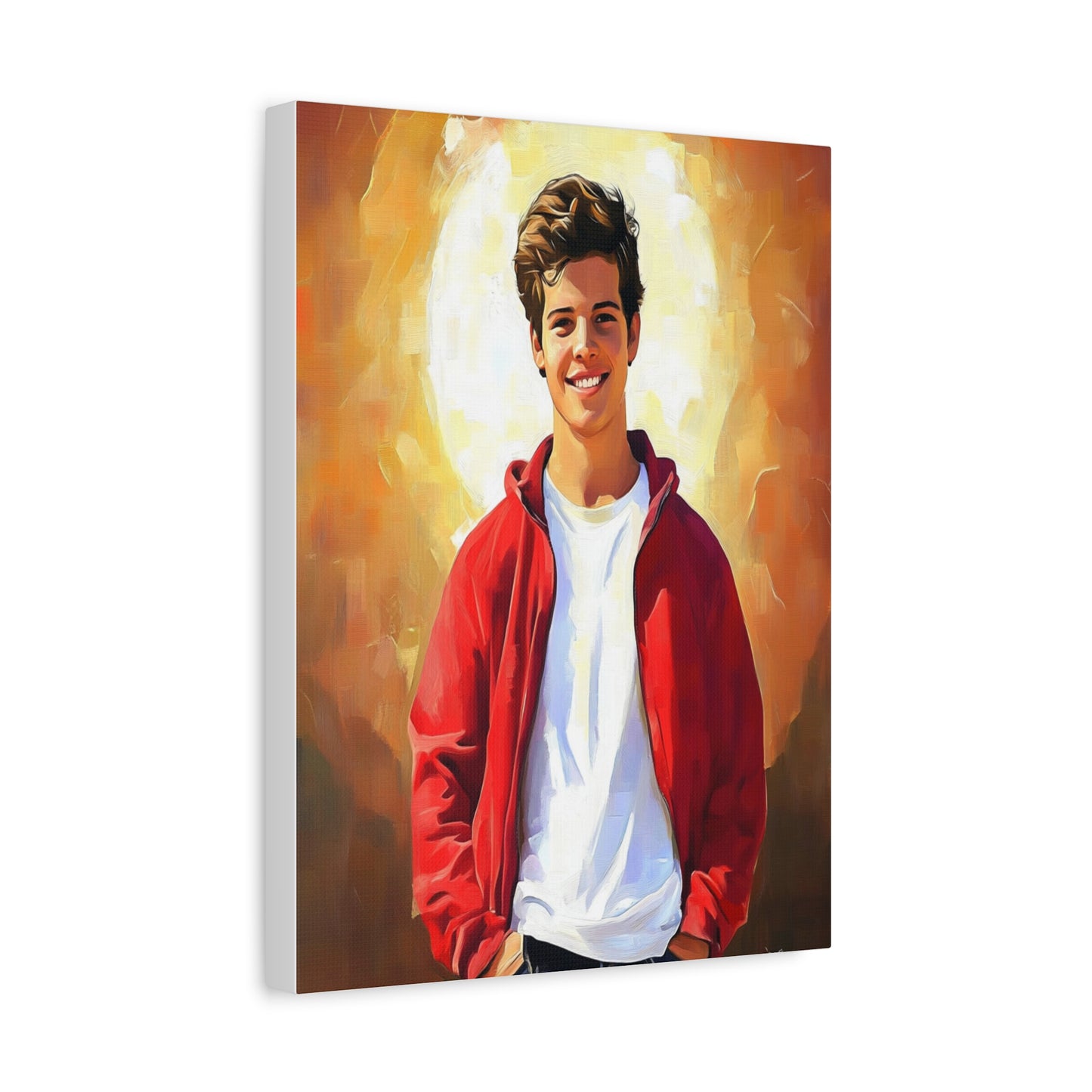 Blessed Carlo Acutis Catholic Canvas Wall Art, Christian Decor