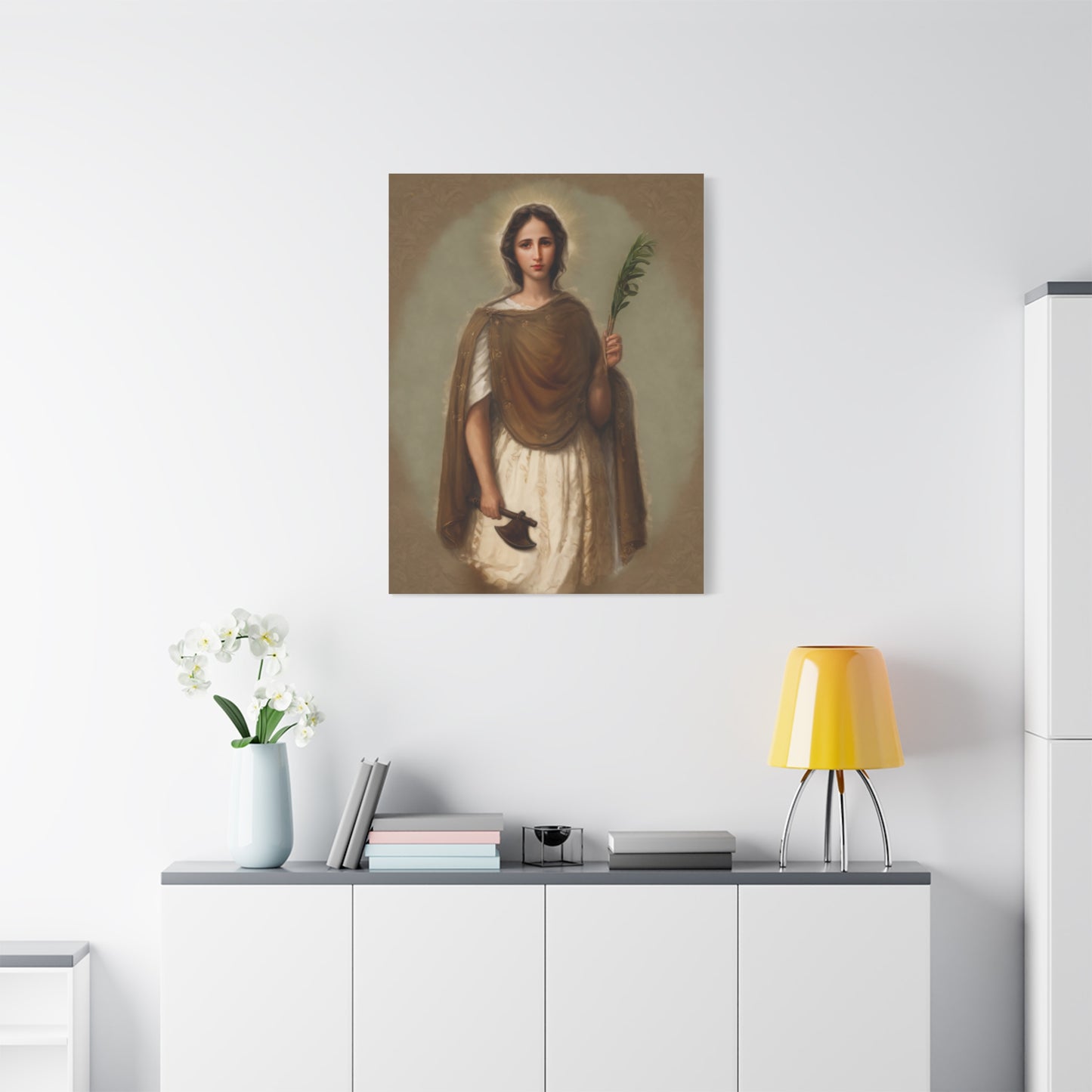 St. Engracia Catholic Canvas Wall Art, Christian Decor