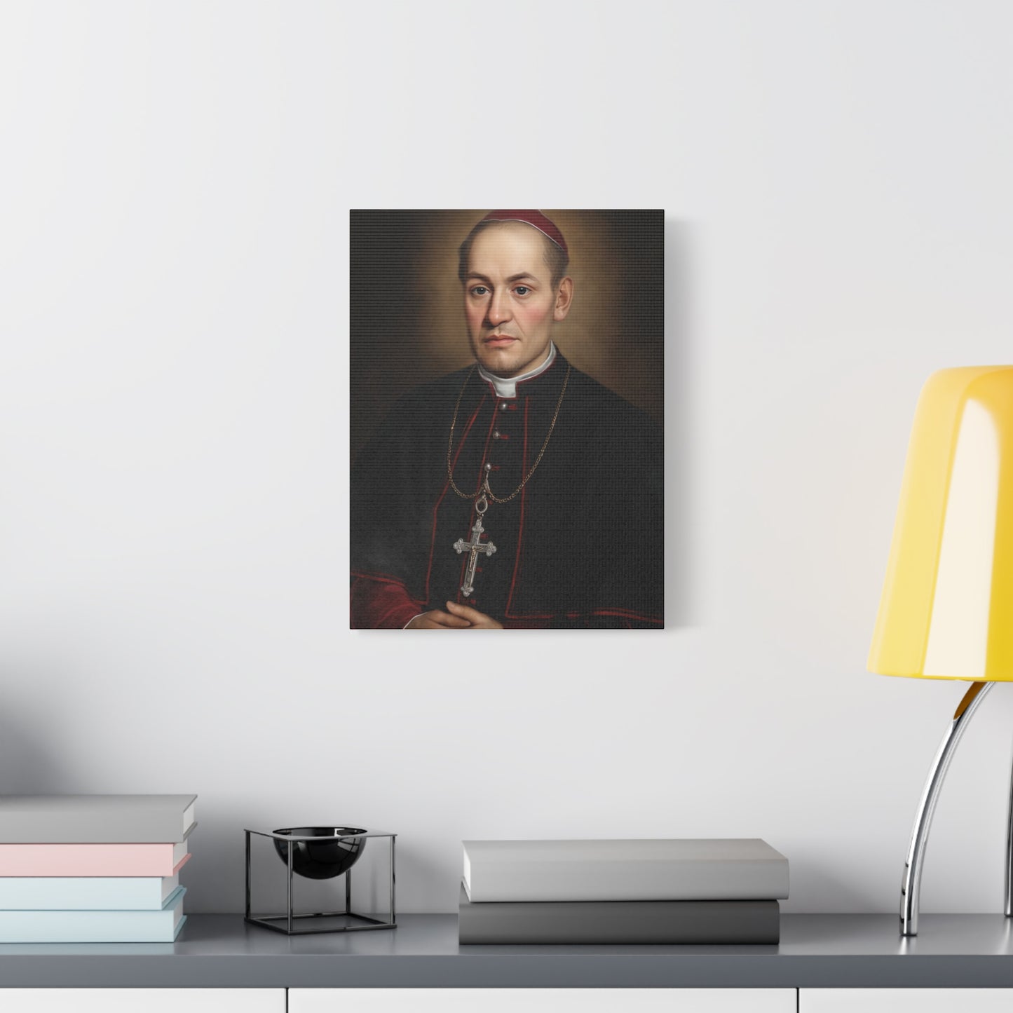 St. Anthony Mary Claret Canvas Print, Catholic Decor Wall, Gift Religious Christian