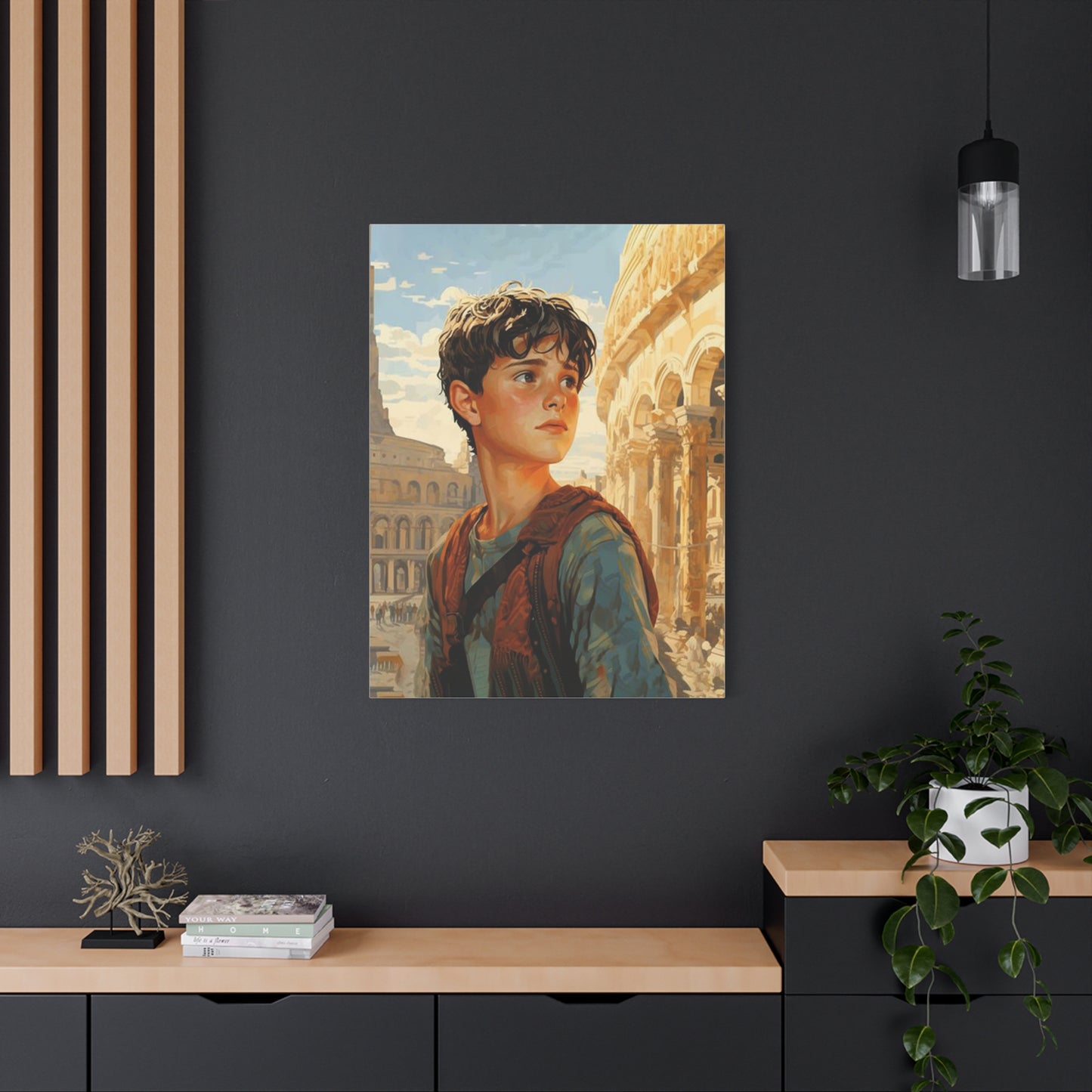 Ready to Hang - St. Pancras of Rome Catholic Canvas Wall Art, Christian Decor