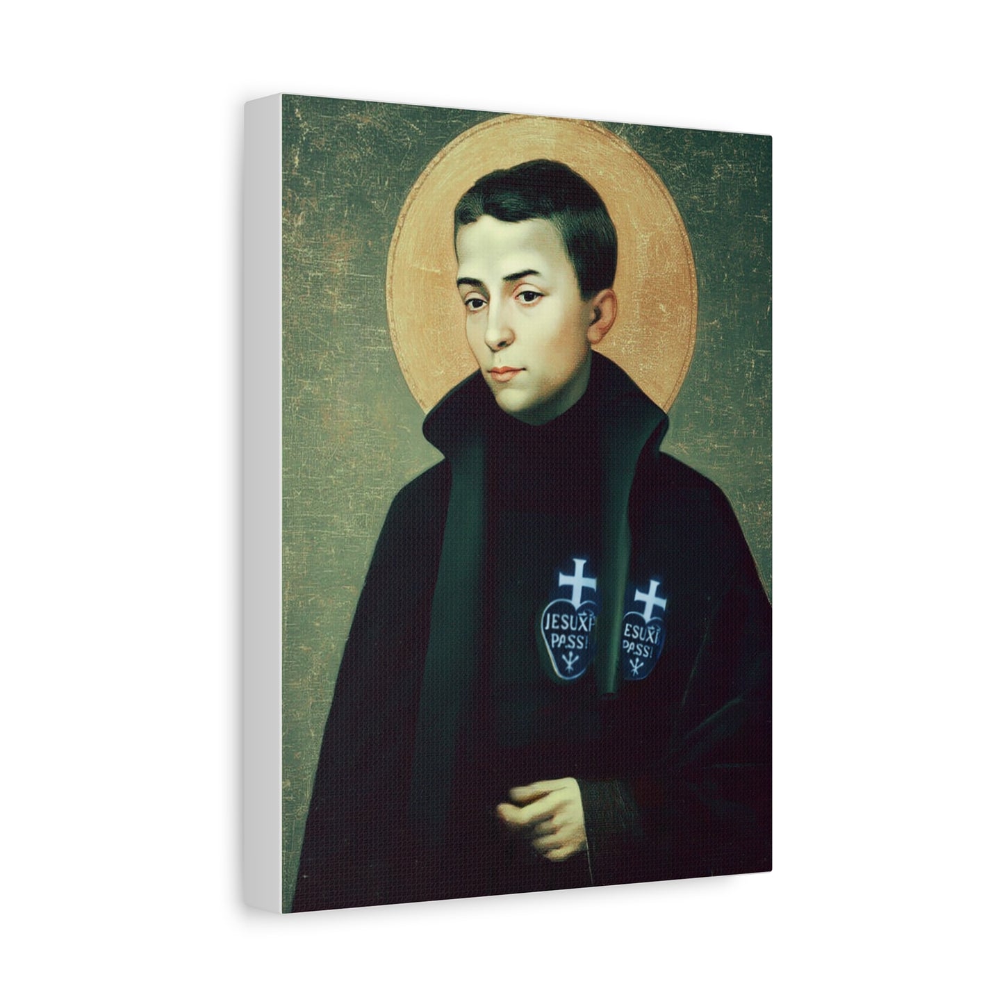 St. Gabriel Our Lady of Sorrows Catholic Canvas Wall Art, Christian Decor