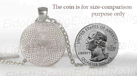 St. Ypomoni Helen Dragash Necklace. Silver Tone Medal 1 inches Round St Patience the Righteous Pendant w Chain.
