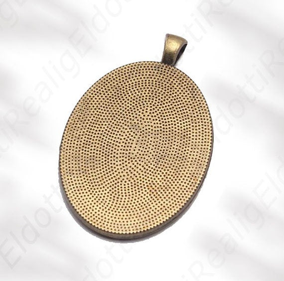 Be strong and courageous Deuteronomy Quote Religious Catholic Medal Pendant / Charm Oval Large