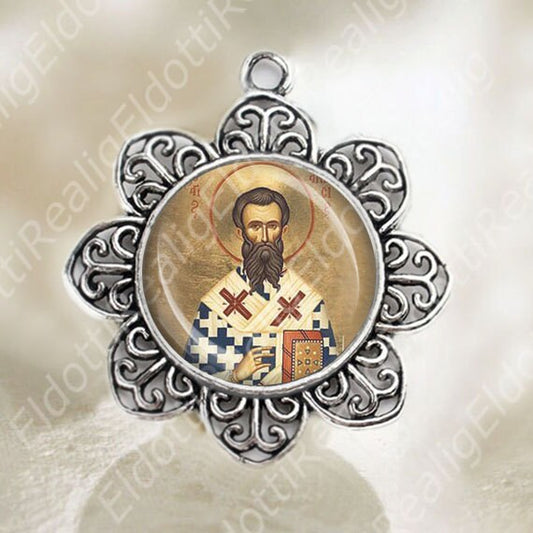 St Ambrose Catholic Medal Patron Saint Christian Religious Jewelry