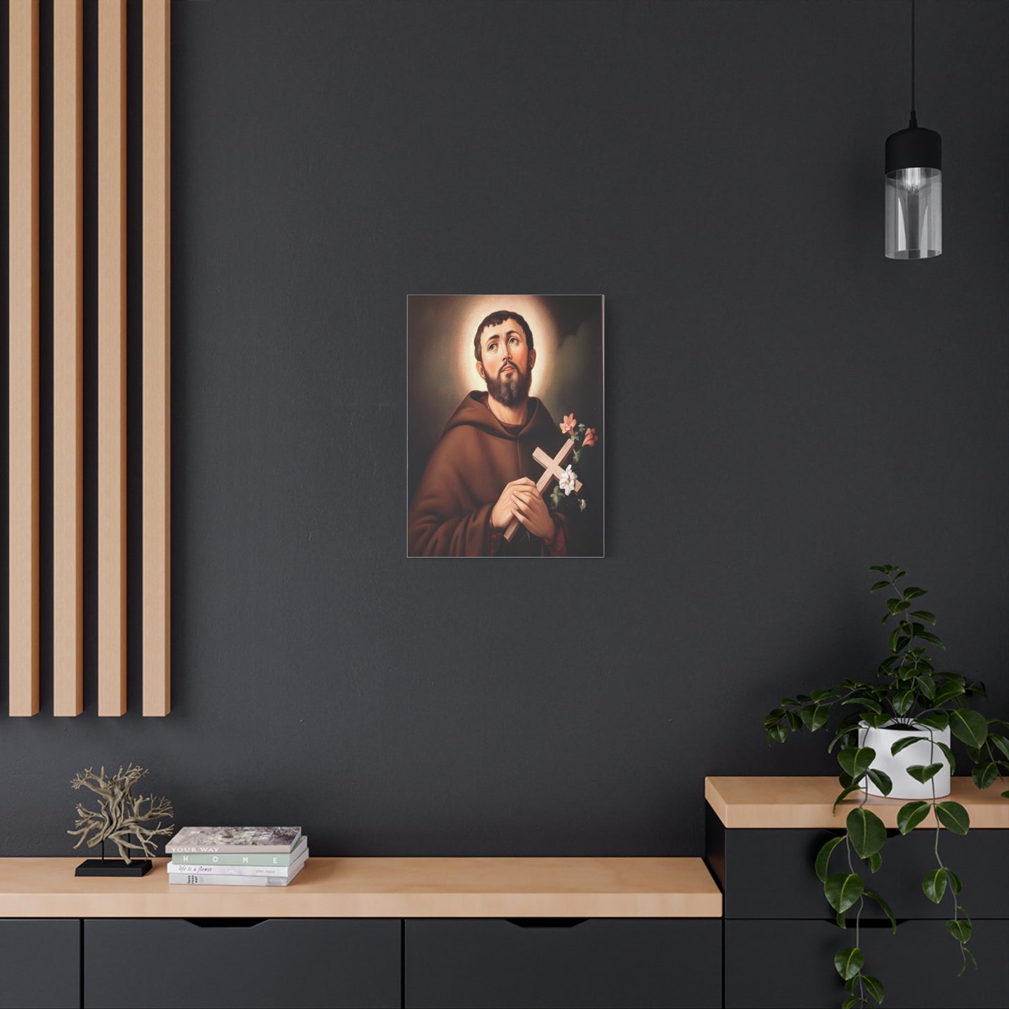 St. Fidelis of Sigmaringen Catholic Canvas Wall Art, Christian Decor