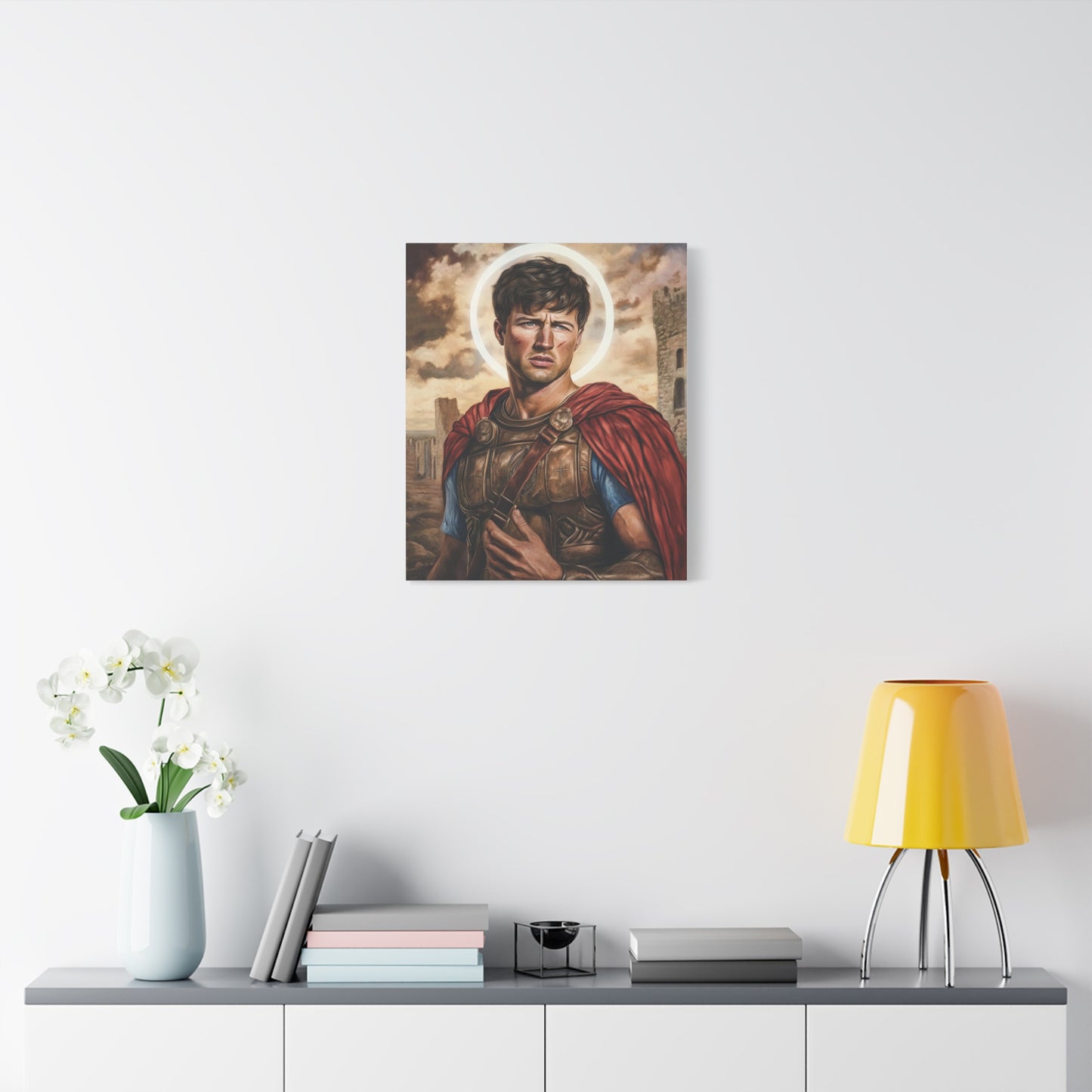 St. Expedite Catholic Canvas Wall Art, Christian Decor