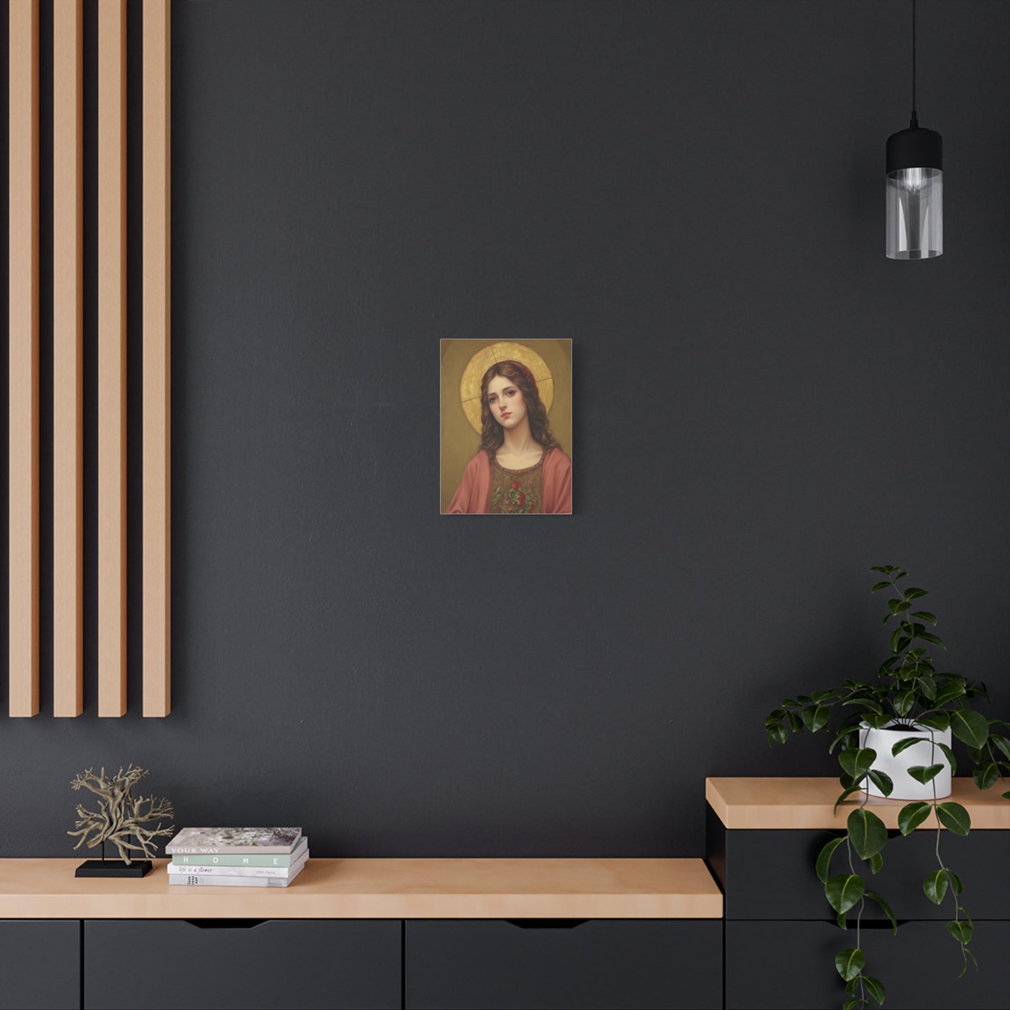 St. Eulalia of Merida Catholic Canvas Wall Art, Christian Decor