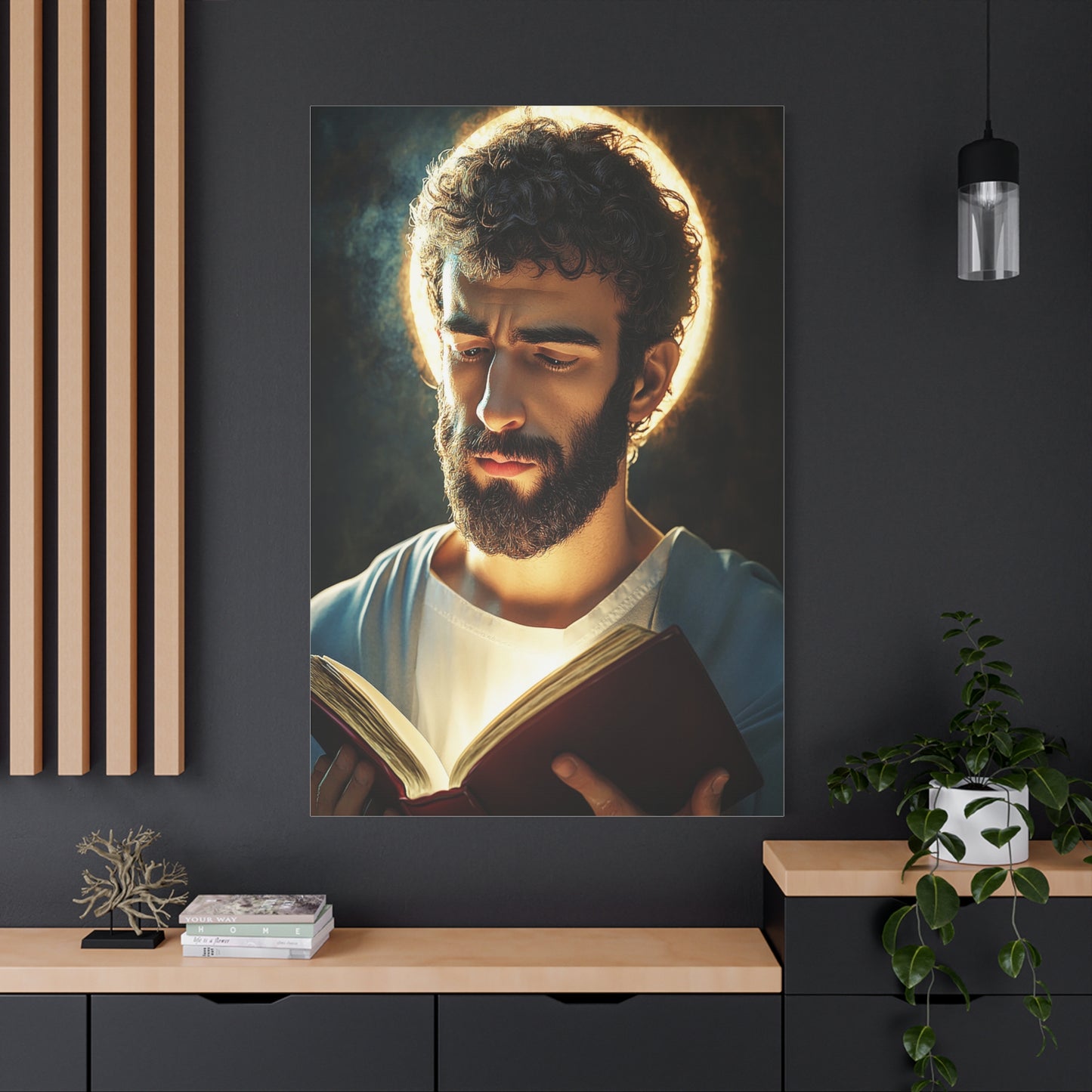 St. Barnabas Canvas Print, Catholic Decor Wall, Gift Religious Christian