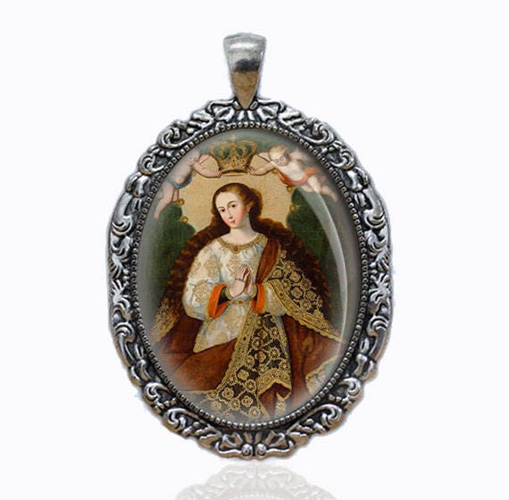 Immaculate Conception Mother Virgin Mary Medal Catholic Jewelry NEW