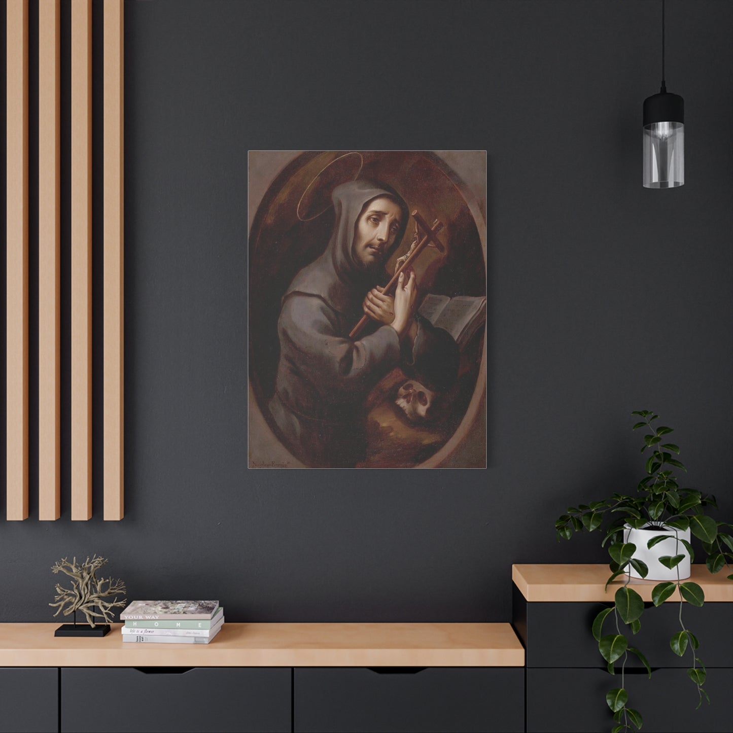 St Francis Catholic HQ Print on Canvas Ready To Hang - Virgin Mary Canvas