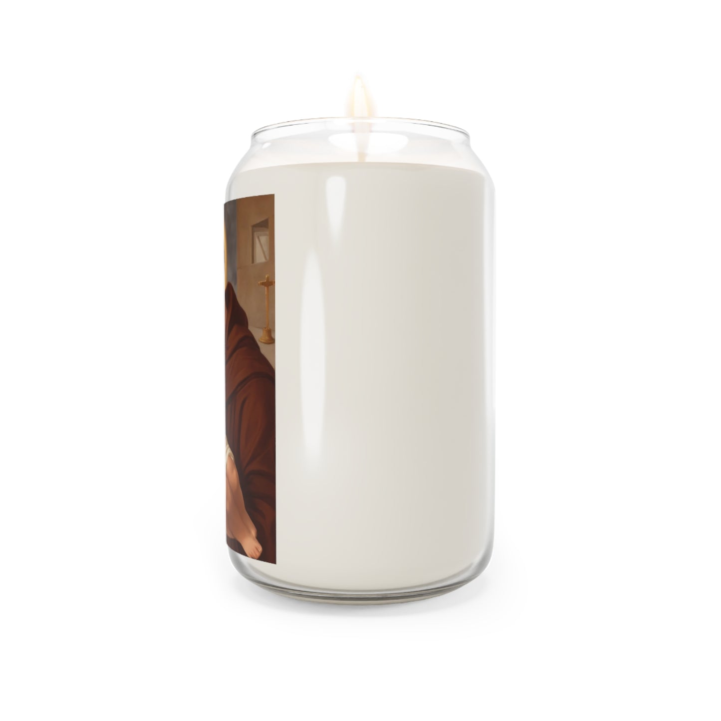 St. Anthony and Baby Jesus Catholic Serenity Scented Candle, 13.75oz | Relaxation Gift, Home Decor, Calm Atmosphere, Religious Decor