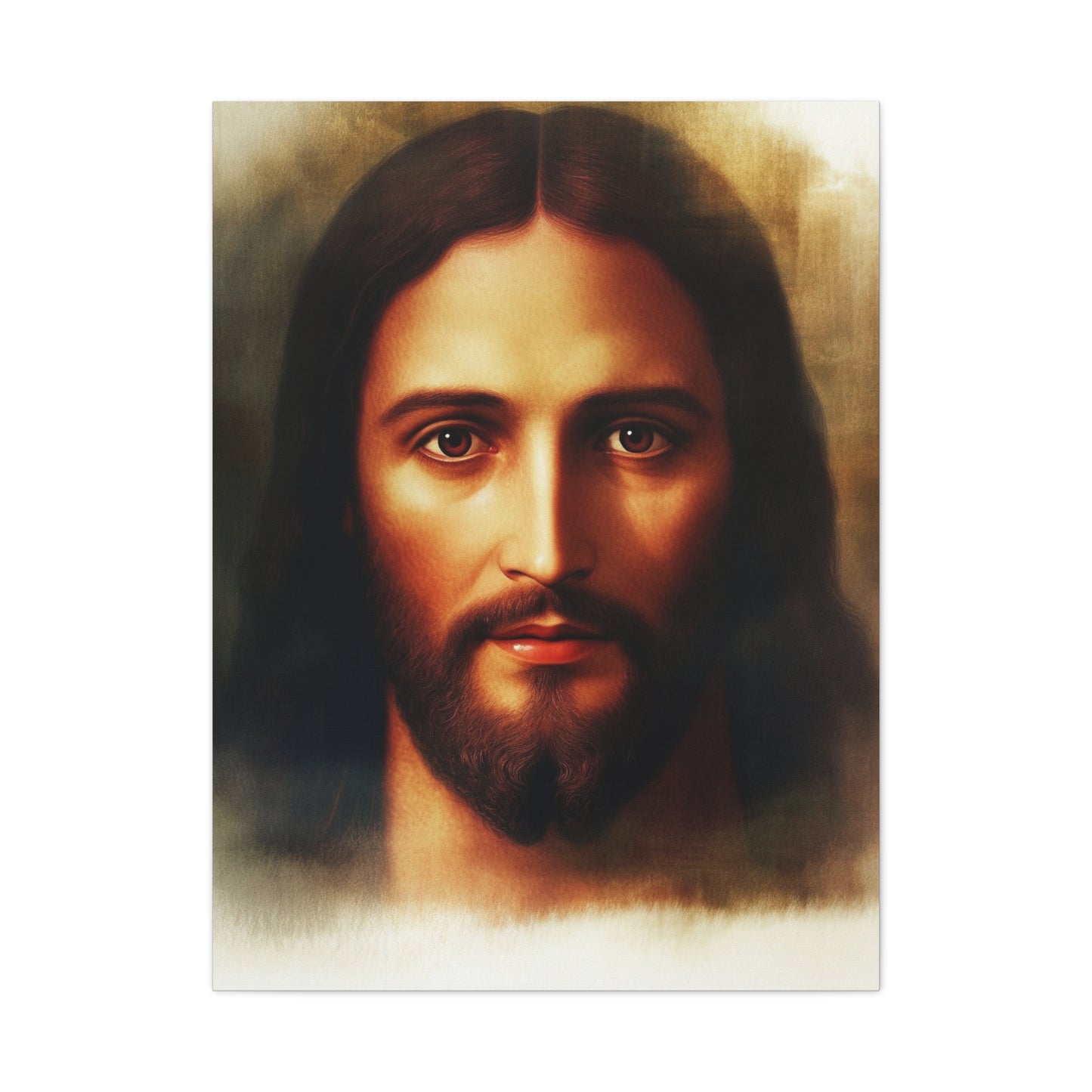 Jesus Holy Face Catholic Canvas Wall Art, Christian Decor