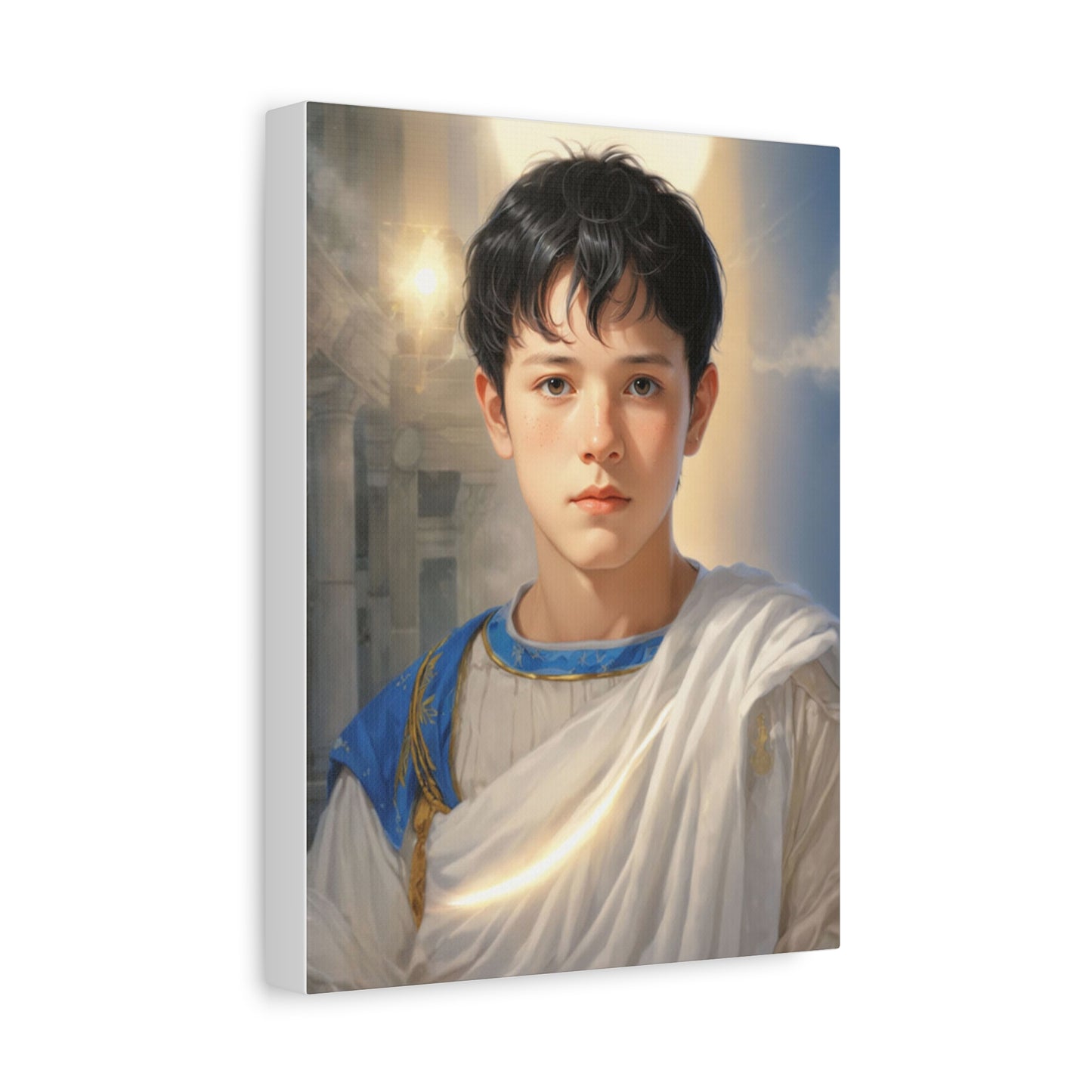 Ready to Hang - St. Pancras of Rome saint Catholic Canvas Wall Art, Christian Decor