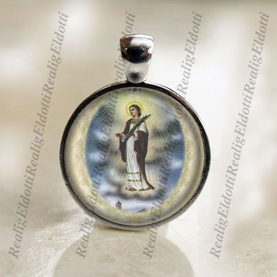 Saint Emerentiana - Religious Christian Catholic Medal Pendant Charm