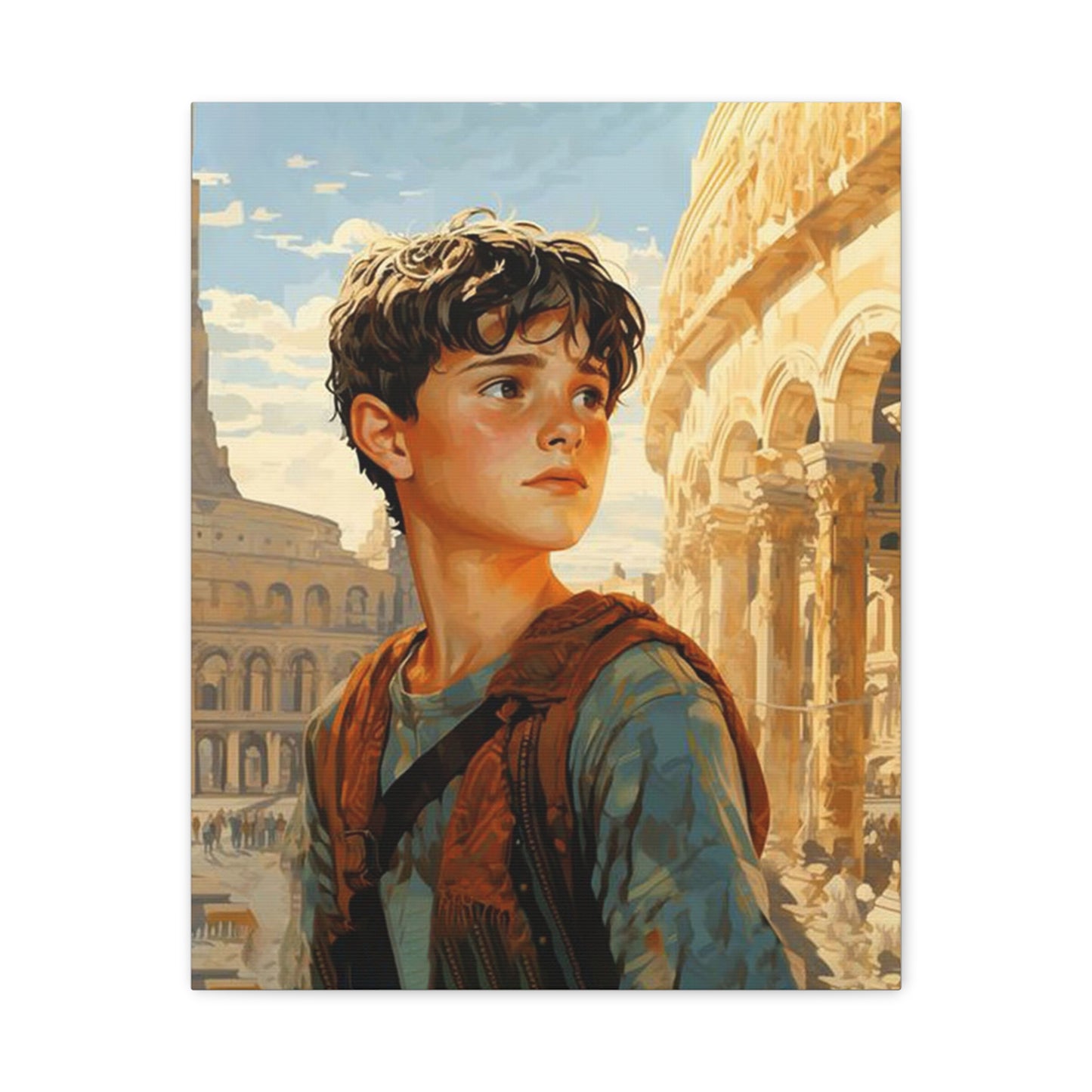 Ready to Hang - St. Pancras of Rome Catholic Canvas Wall Art, Christian Decor