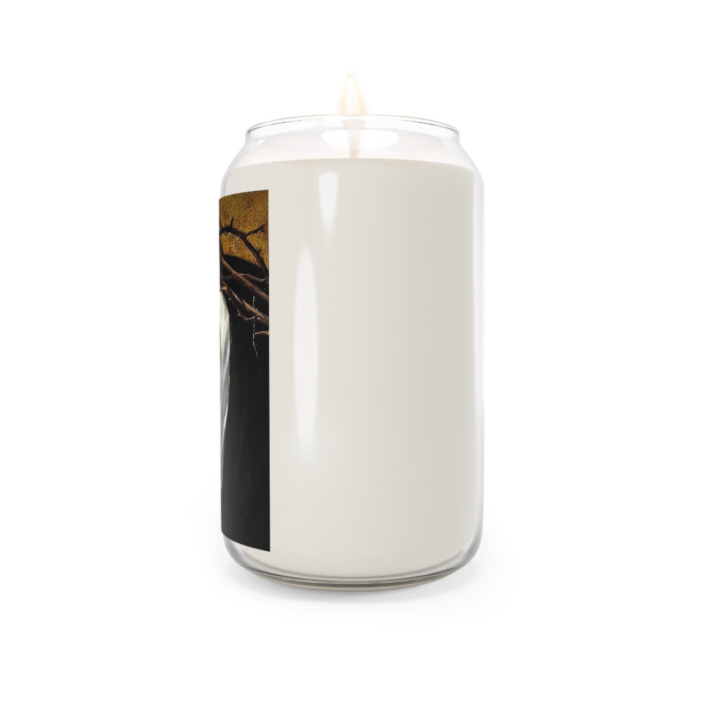 St Catherine of Siena Religious Catholic Serenity Scented Candle, 13.75oz | Relaxation Gift, Home Decor, Calm Atmosphere, Religious Decor