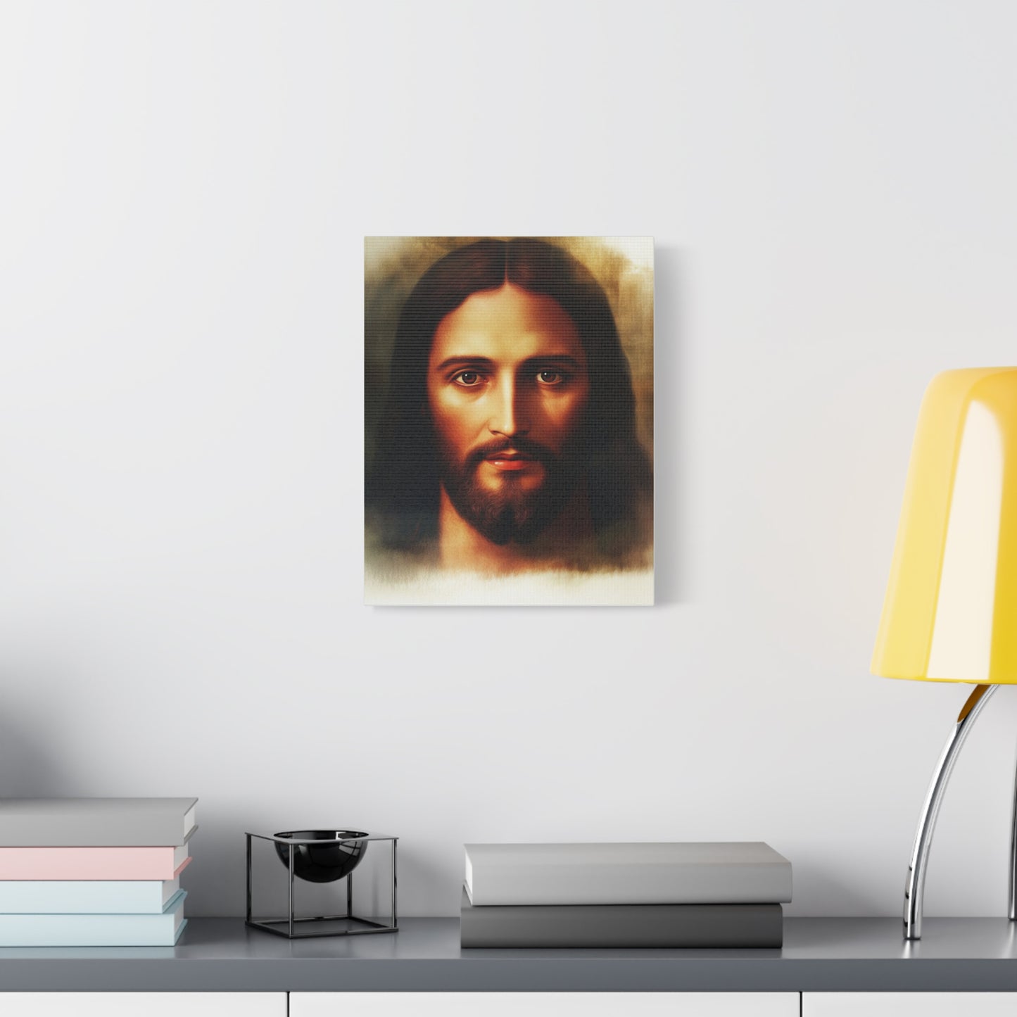 Jesus Holy Face Catholic Canvas Wall Art, Christian Decor
