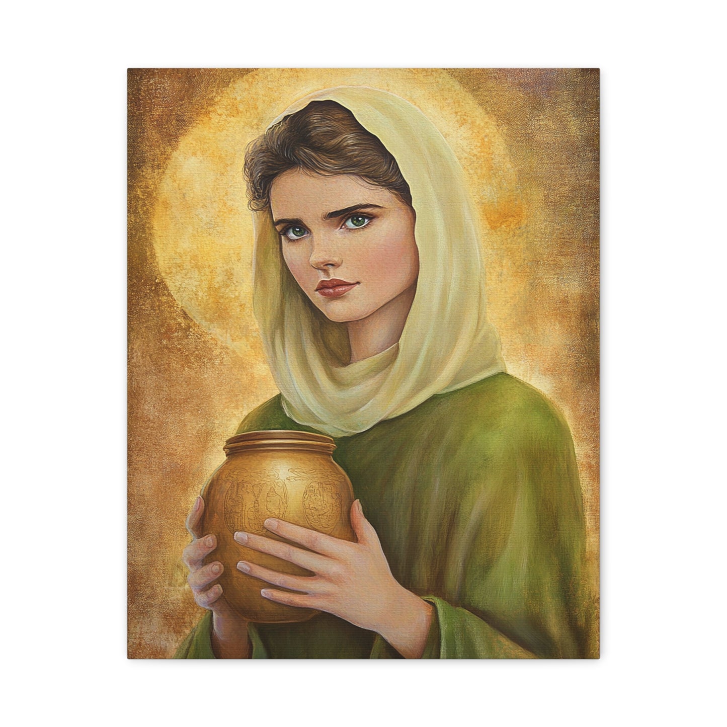Ships from USA - St Anastasia Religious Canvas Wall Art, Christian Decor