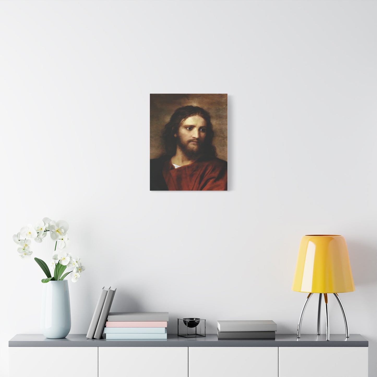 Ready to Hang - Christ at Thirty Three - Hofmann - Catholic Canvas Wall Art, Christian Decor
