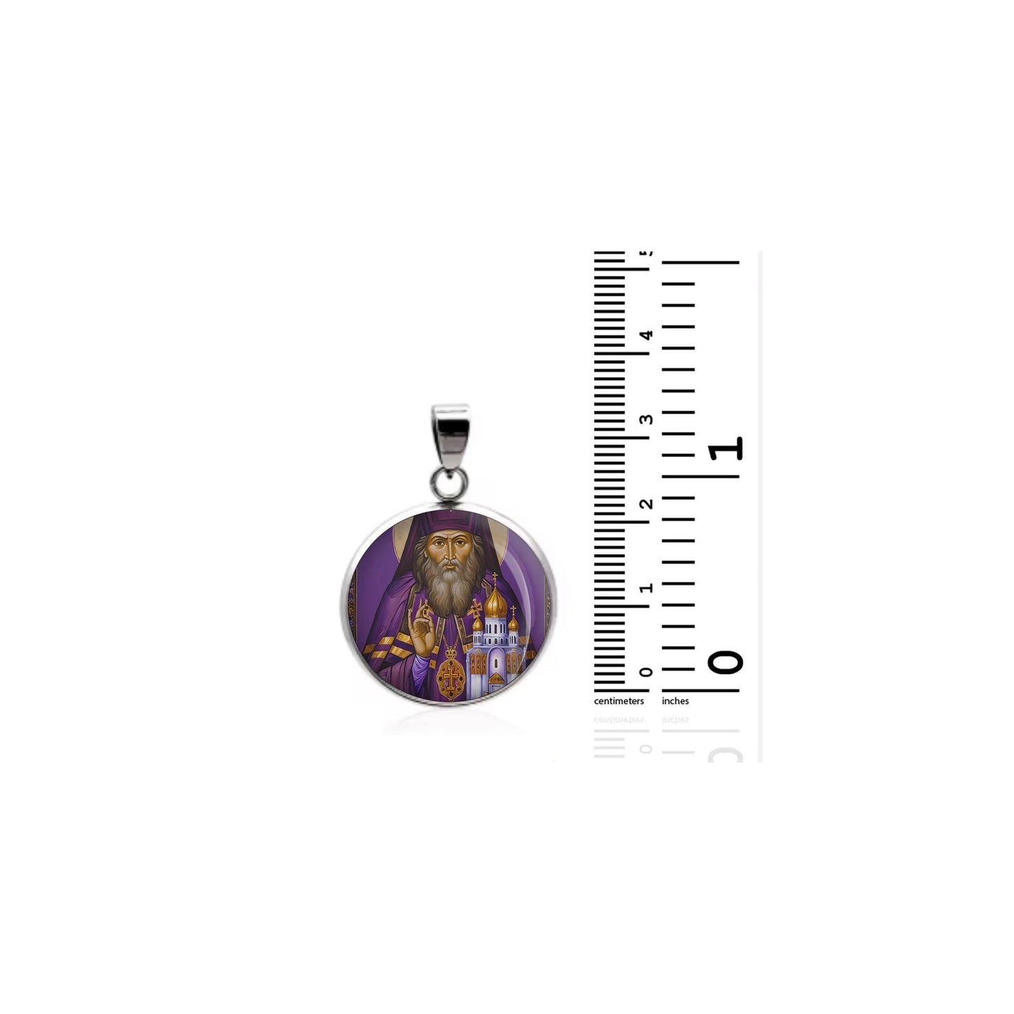 Saint John Maximovitch The Wonderworker Religious Devotional sterling silver 925 Medal