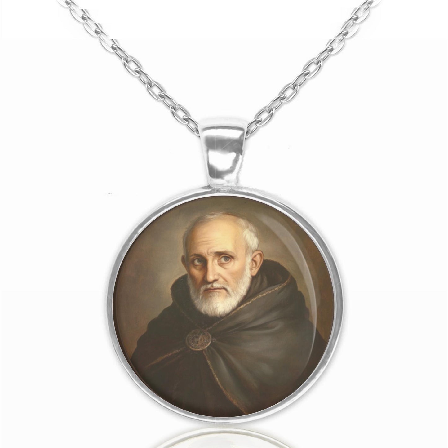 St Albert Chmielowski Necklace Patron Pendant Christian Medal