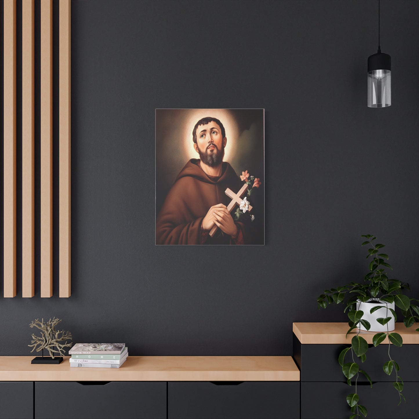 St. Fidelis of Sigmaringen Catholic Canvas Wall Art, Christian Decor