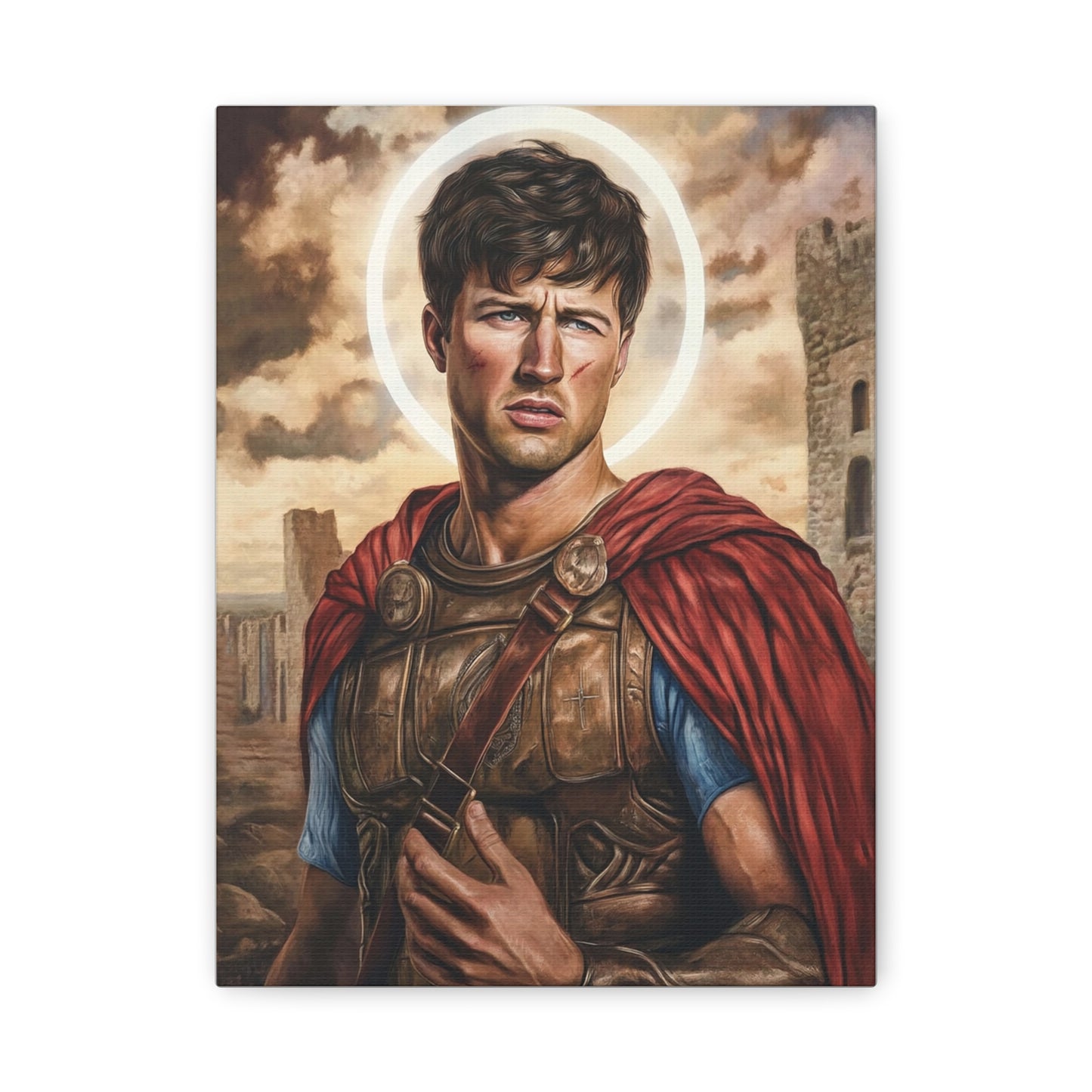 St. Expedite Catholic Canvas Wall Art, Christian Decor