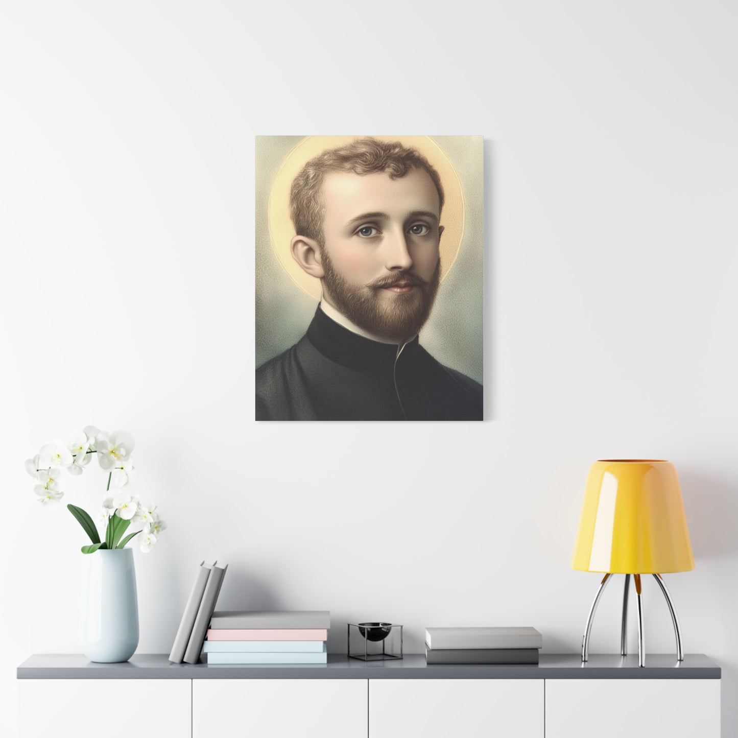 Ready To Hang - St. Rene Goupil Catholic Canvas Wall Art, Christian Decor