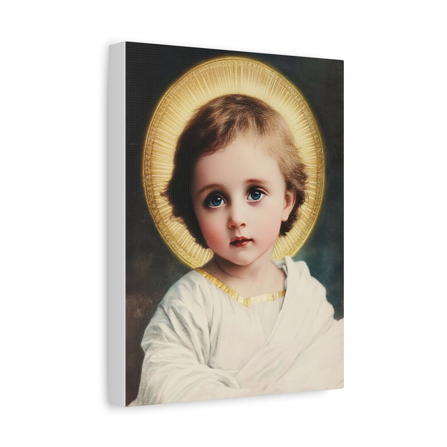 Jesus Child Catholic Canvas Wall Art, Christian Decor