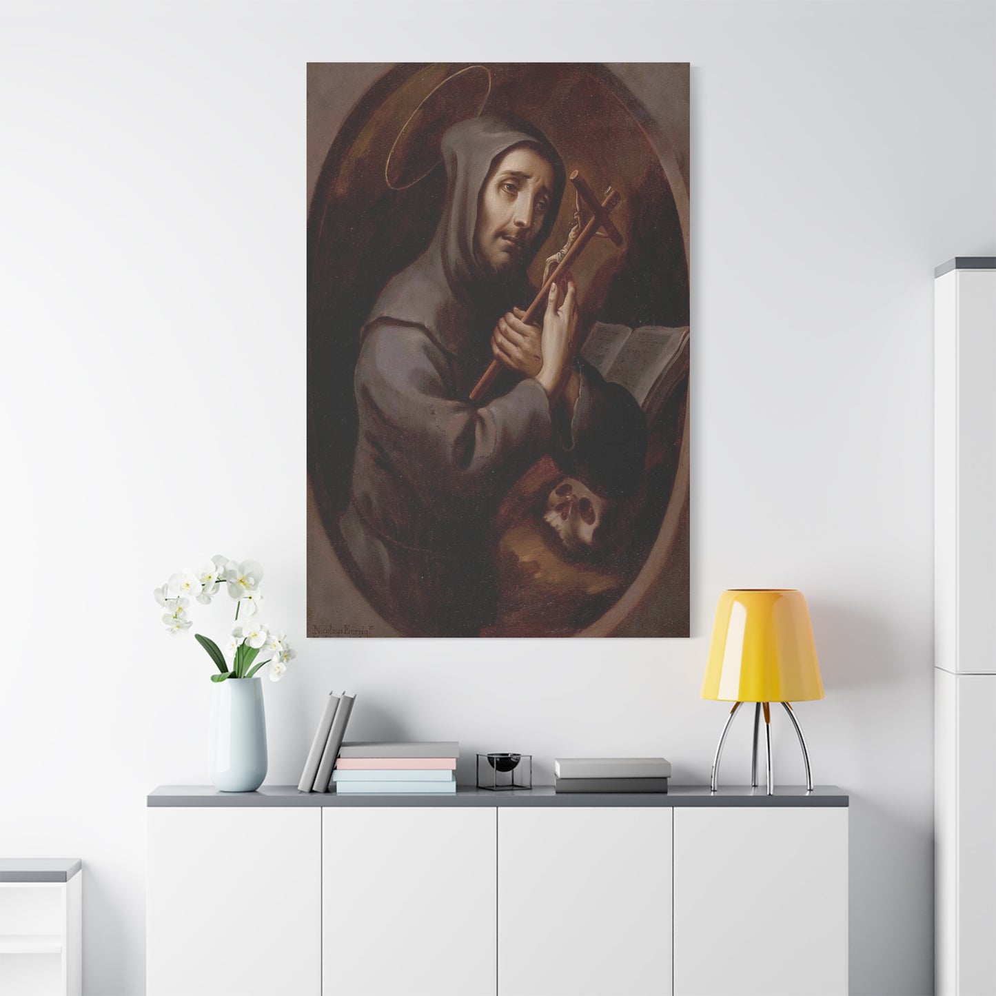 St Francis Catholic HQ Print on Canvas Ready To Hang - Virgin Mary Canvas