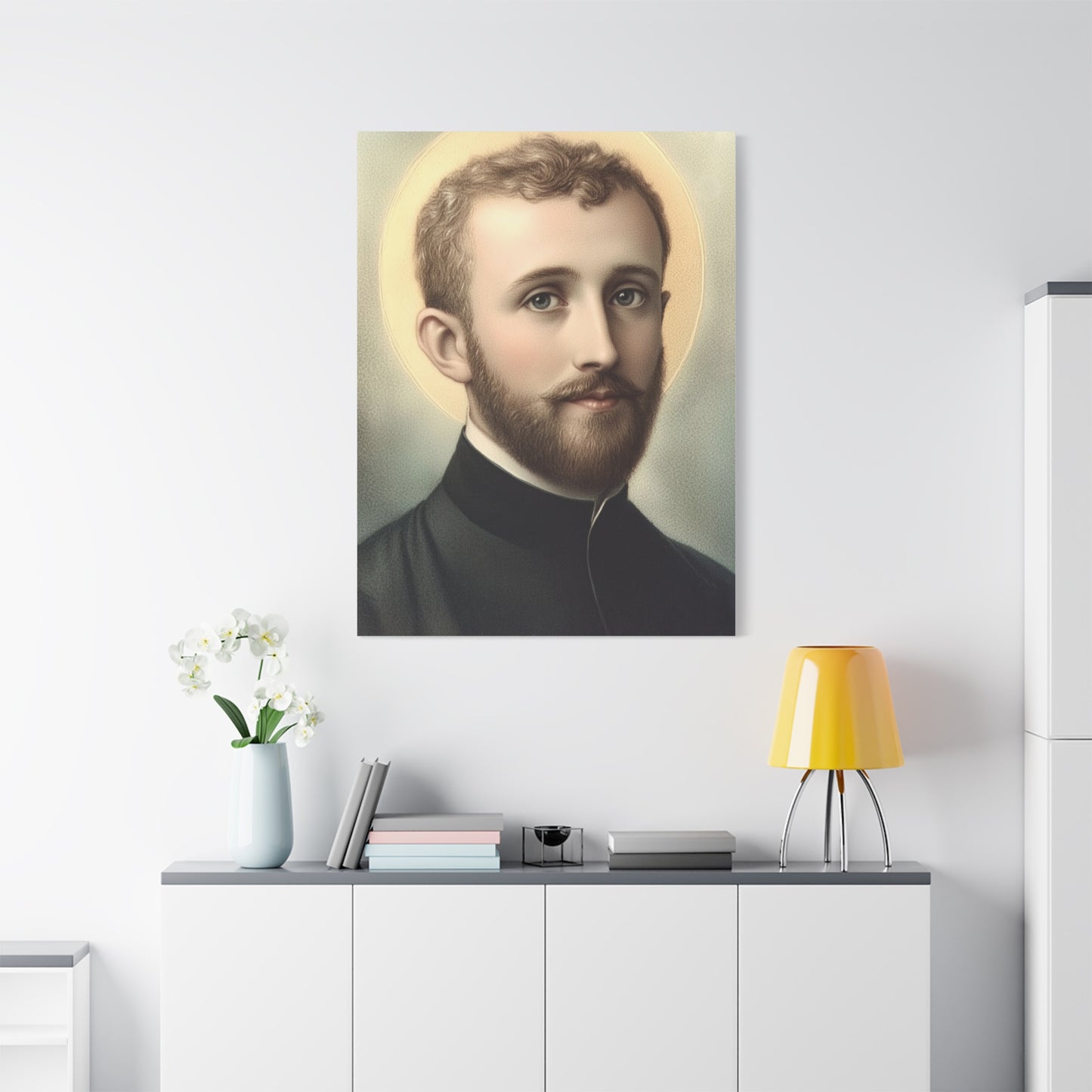 Ready To Hang - St. Rene Goupil Catholic Canvas Wall Art, Christian Decor