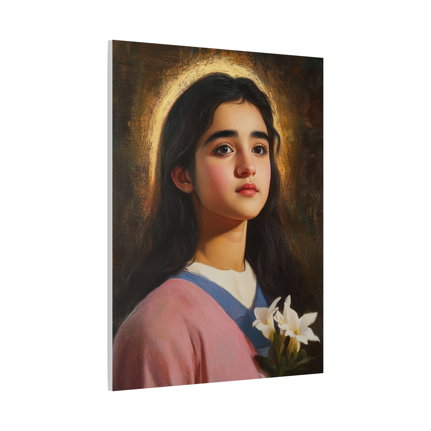 Ready To Hang - St. Maria Goretti st Catholic Canvas Wall Art, Christian Decor