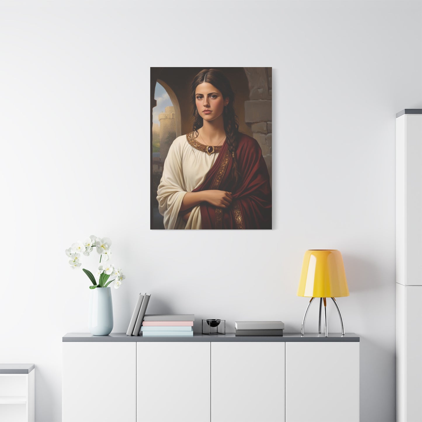 Ready To Hang - St. Quiteria Catholic Canvas Wall Art, Christian Decor
