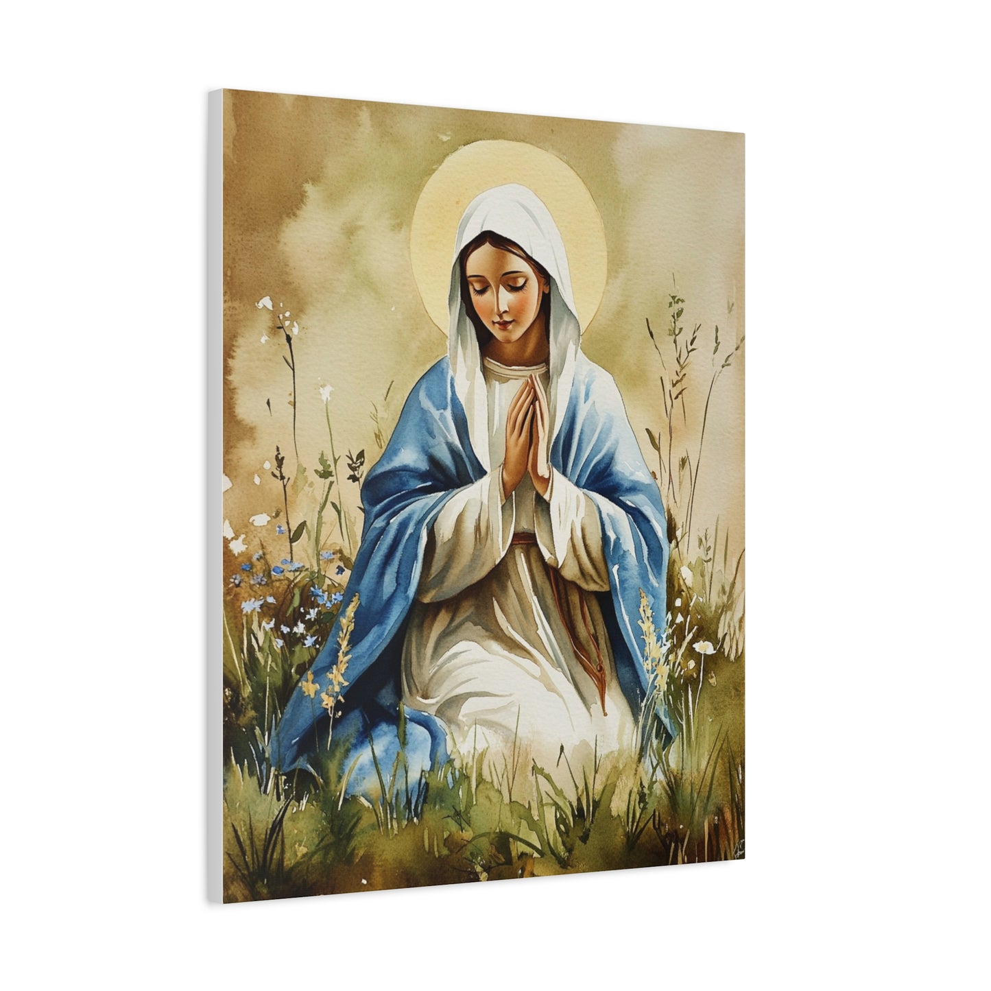 Ready to Hang - Our Lady The Most Holy Mary Catholic Canvas Wall Art, Christian Decor