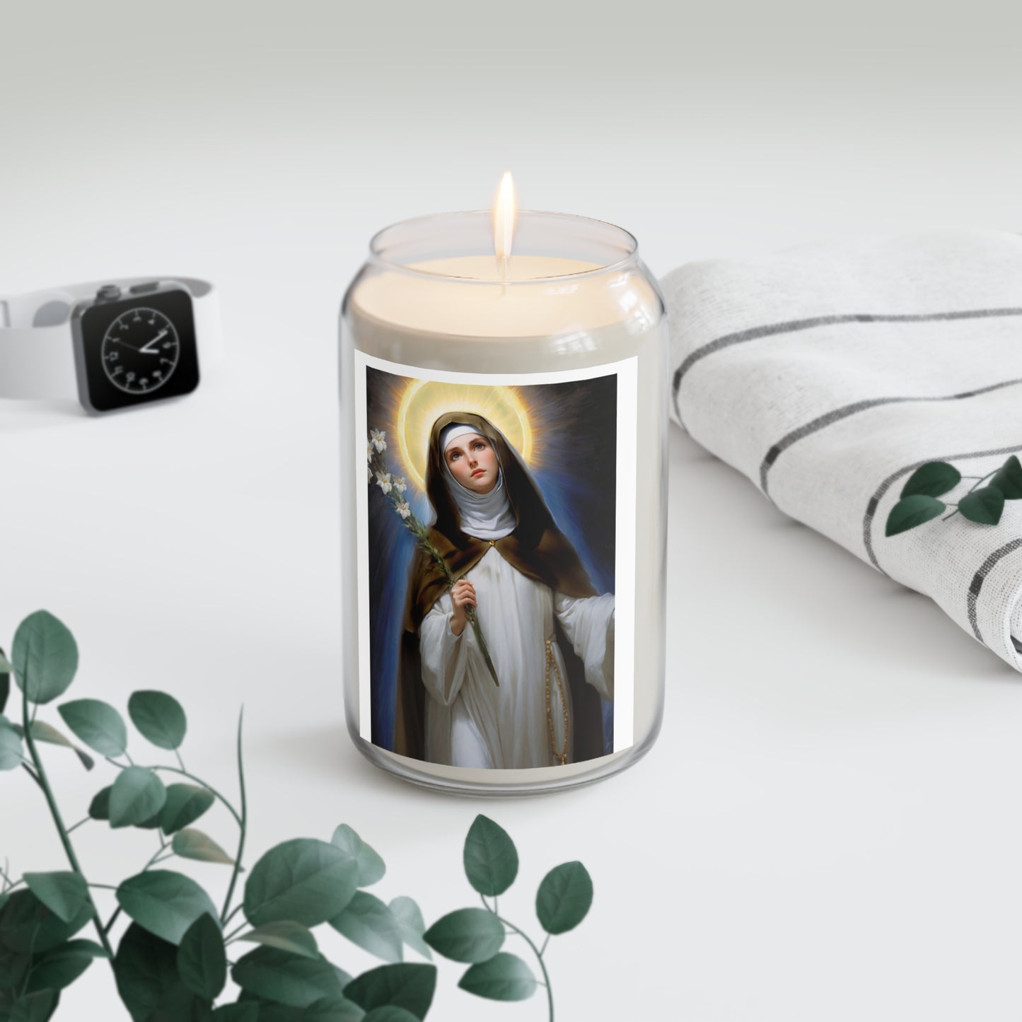 Blessed Diana Andalo of Bologna Spiritual Serenity Scented Candle, 13.75oz | Relaxation Gift, Home Decor, Calm Atmosphere, Religious Decor