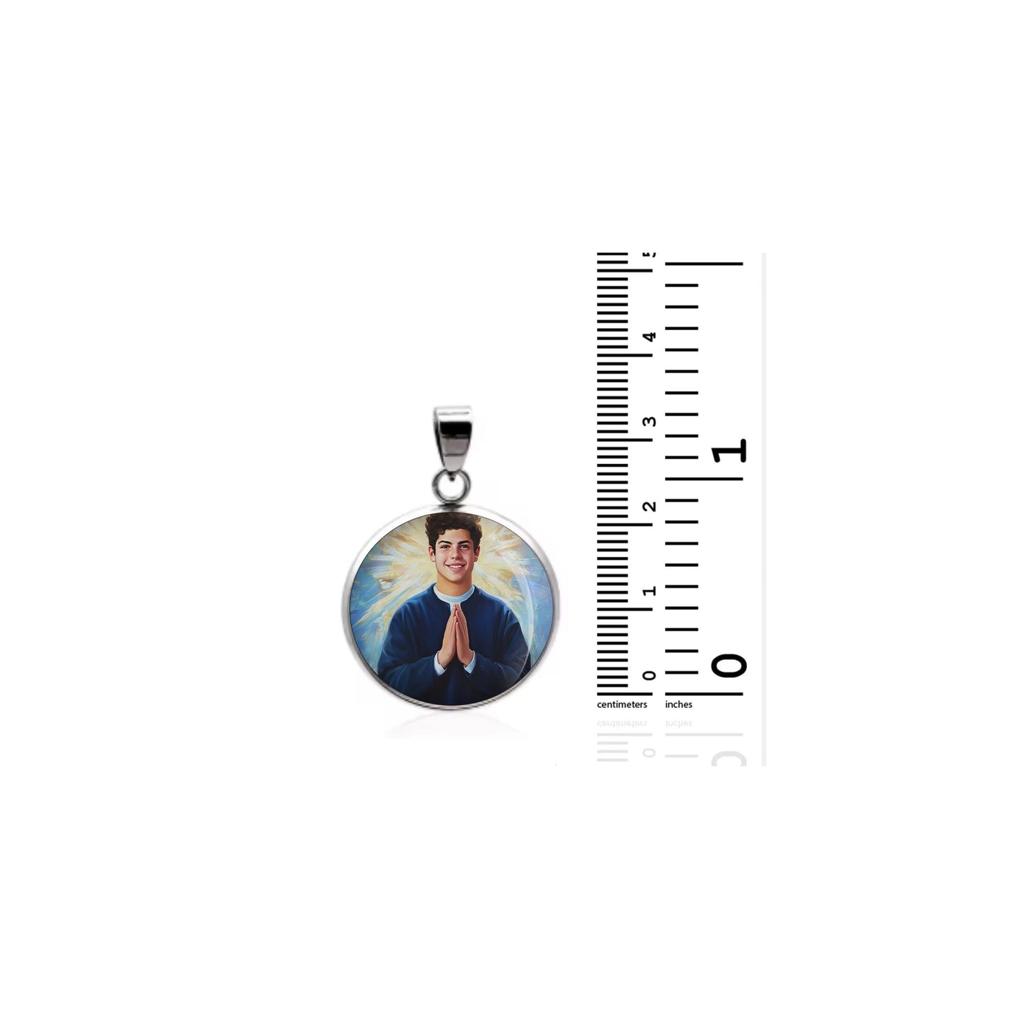 Carlo Acutis Blessed Religious Devotional sterling silver 925 Christian Medal Patron Pendant