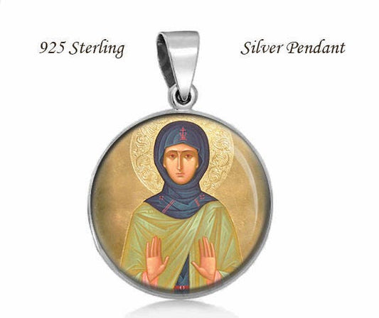 St Zoe 925 Sterling Silver Round Pendant