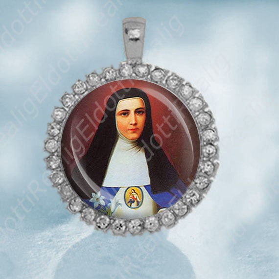 Mother Mariana de Jesus Torres Catholic Christian Medal Pendant Patron Saint Religious Silver Tone