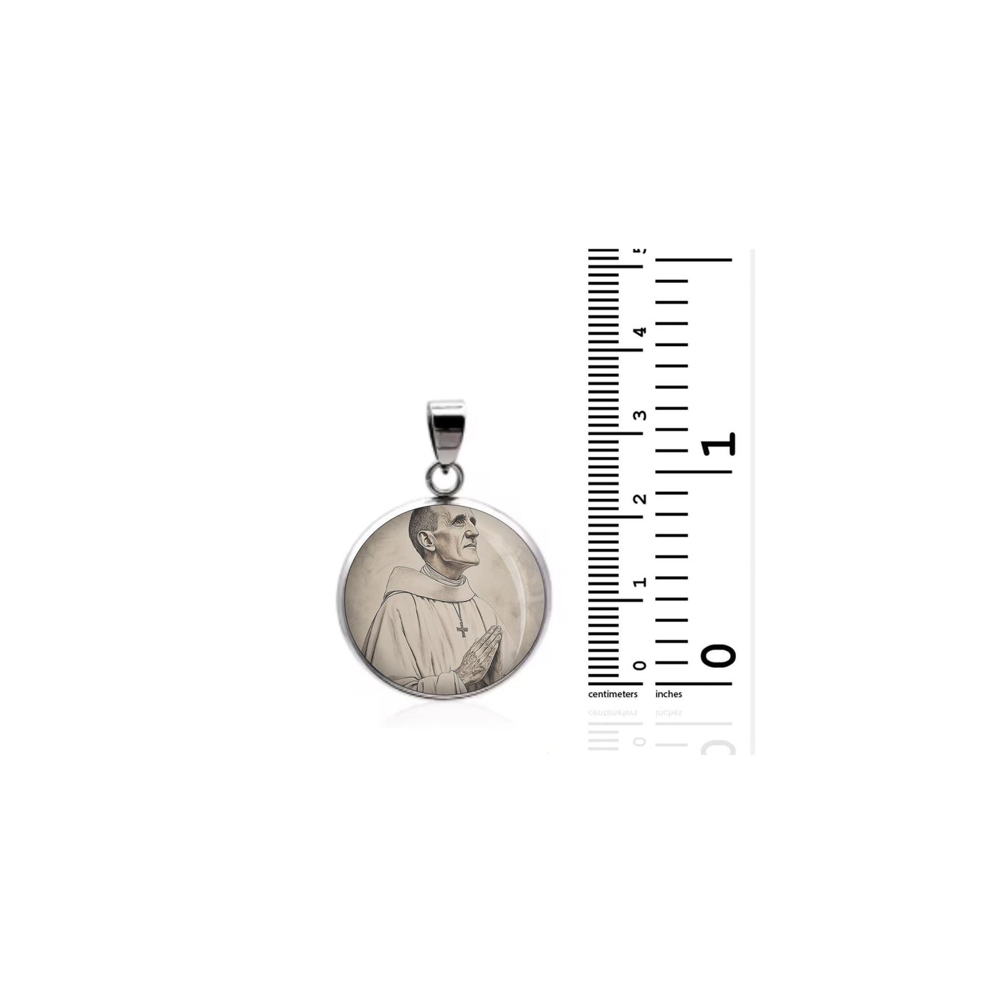Saint Blessed Roger Dickenson Religious Devotional sterling silver 925 Medal Patron