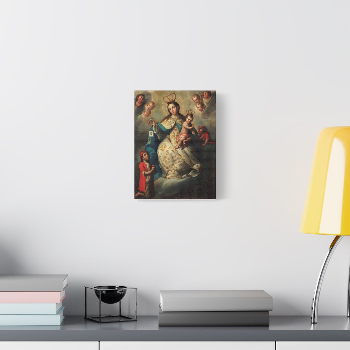 Virgin of Mercyu Catholic HQ Print on Canvas Ready To Hang - Virgin Mary Canvas