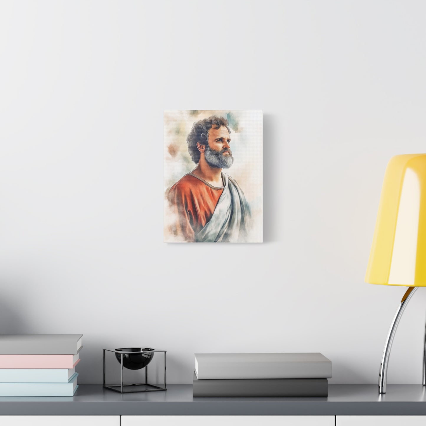 Ready to Hang - St. Paul the Apostle watercolor Catholic Canvas Wall Art, Christian Decor