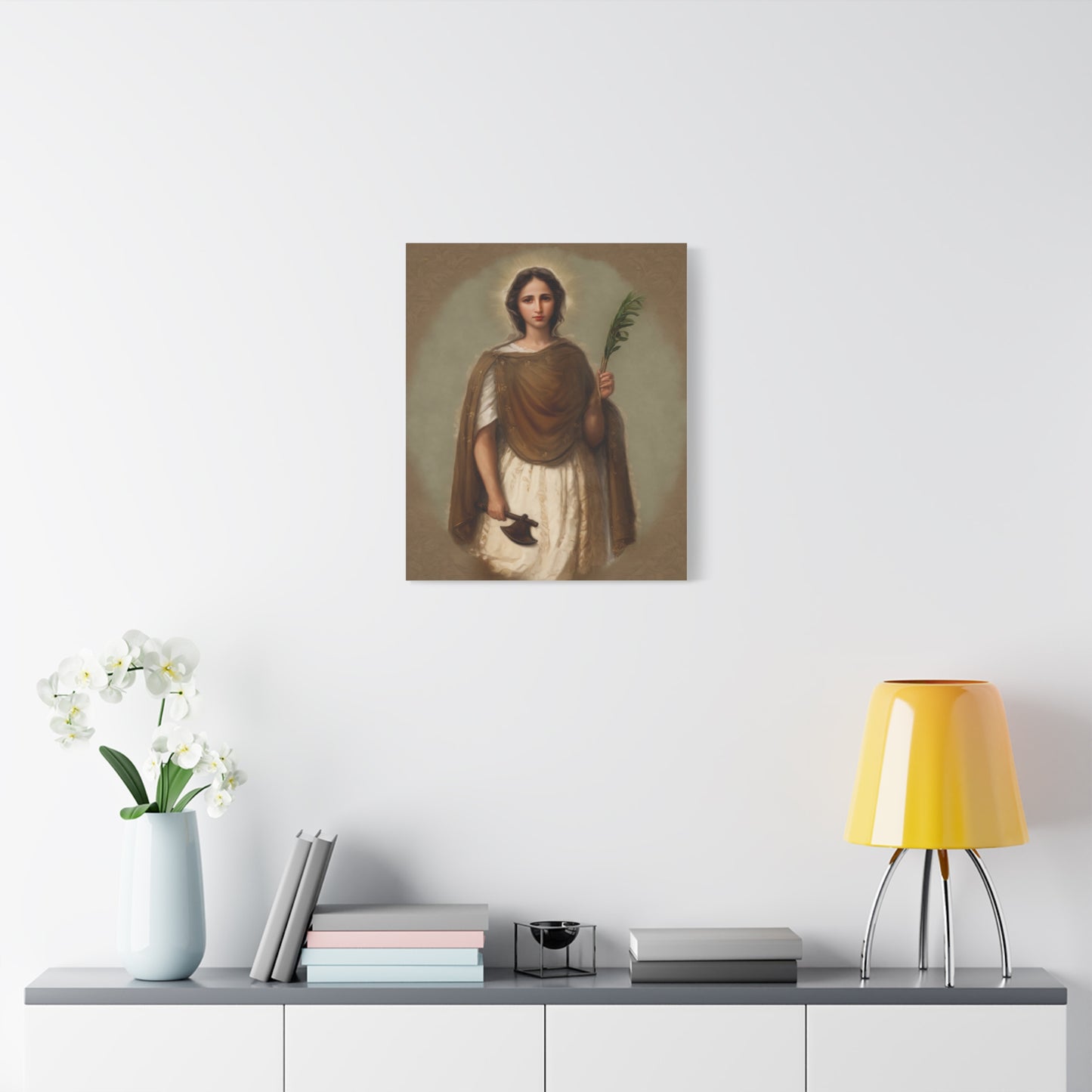 St. Engracia Catholic Canvas Wall Art, Christian Decor