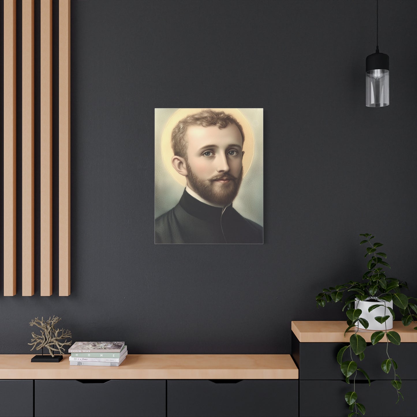 Ready To Hang - St. Rene Goupil Catholic Canvas Wall Art, Christian Decor