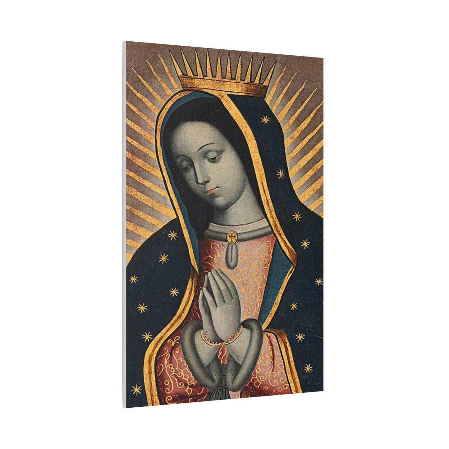 Virgin Of Guadalupe Catholic HQ Print on Canvas Ready To Hang - Virgin Mary Canvas